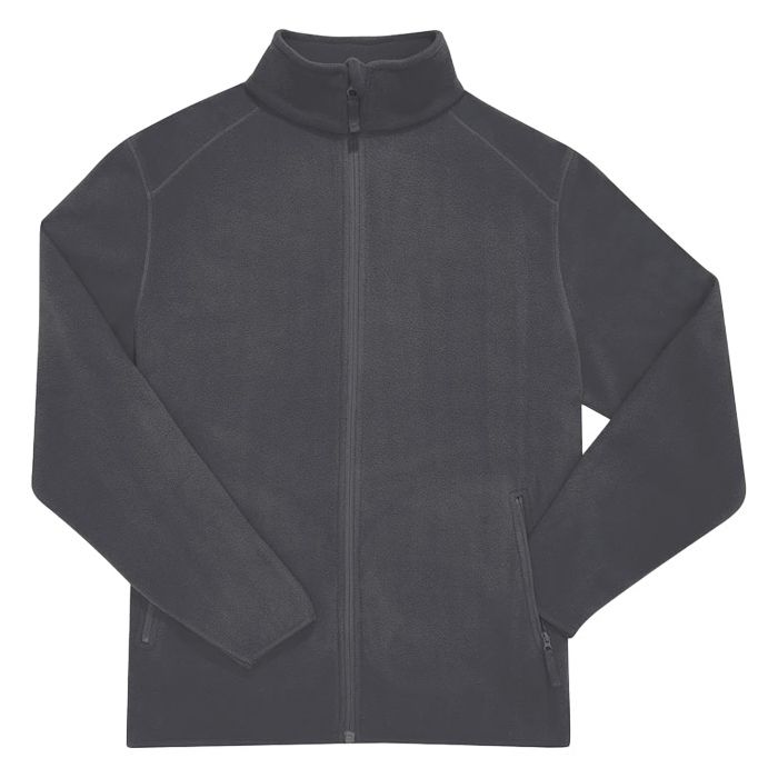 Jakna zip-flis B&C Reset Polar Fleece tamnosiva 3XL