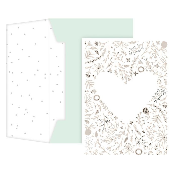 Čestitka 10,5x14,8cm Wedding Stewo 5100 51 blister