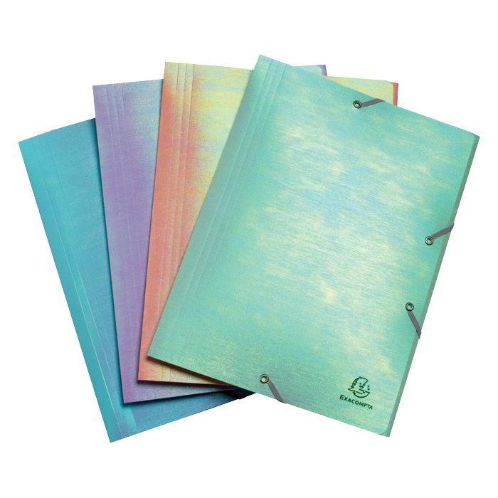 Fascikl klapna s gumicom pp A4 Candy Tidy Exacompta 55130E holografik