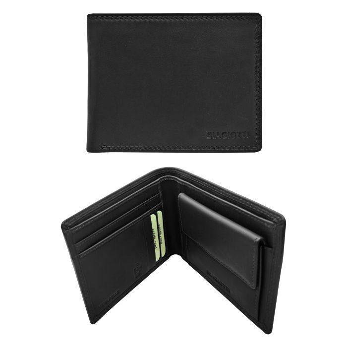 Novčanik kožni muški Biagiotti uomo LB26W-760-42 crni