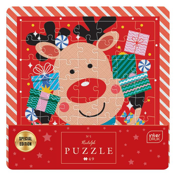 Puzzle 49 kom u okviru Christmas "Rudolph" Interdruk