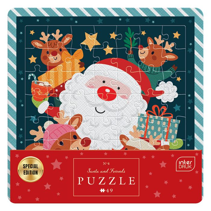 Puzzle 49 kom u okviru Christmas "Santa & Friends" Interdruk