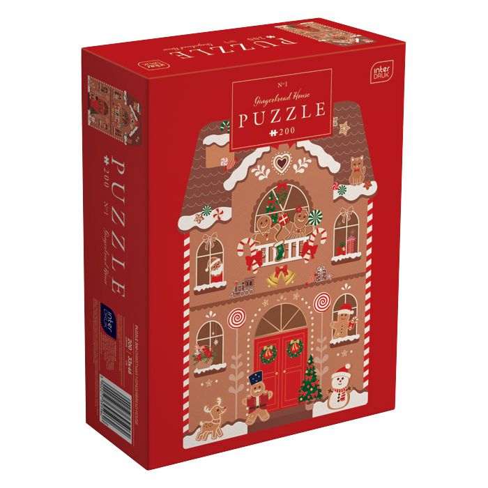 Puzzle 200 kom Christmas "Gingerbread House" Interdruk