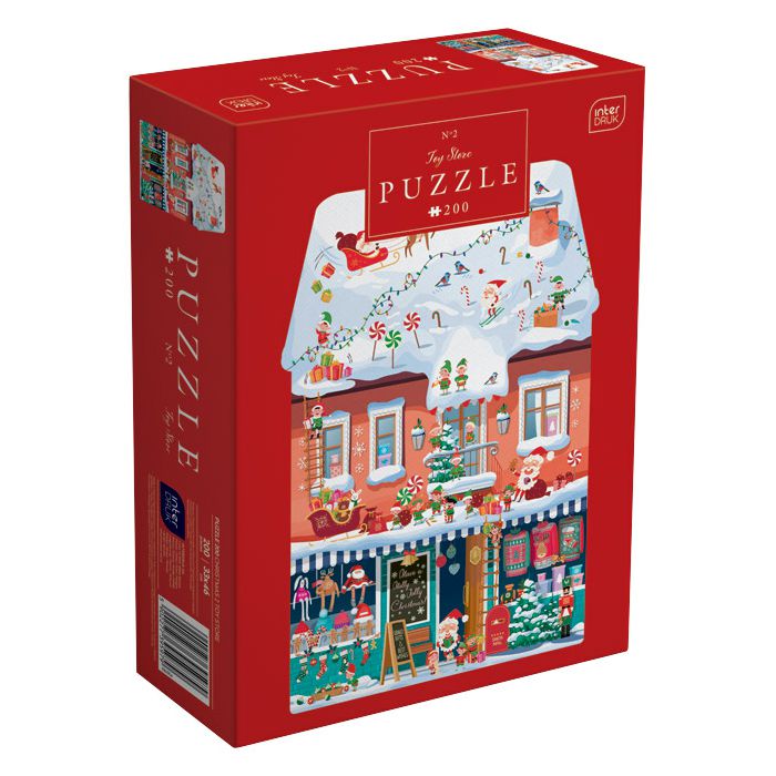 Puzzle 200 kom Christmas "Toy Store" Interdruk