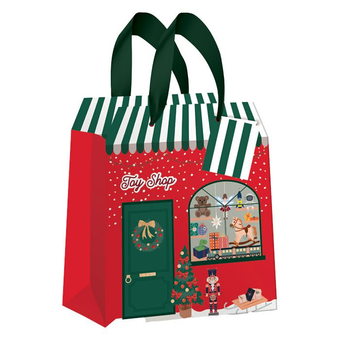 Vrećice ukrasne 26,5x33x13 cm novogodišnje Christmas Interdruk sort