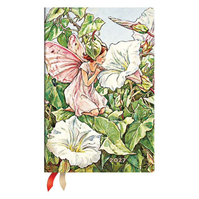 Planer tjedni 2027-9x13,5cm-mini s gumicom Bindweed Fairy Flexi Paperblanks FE1992-4