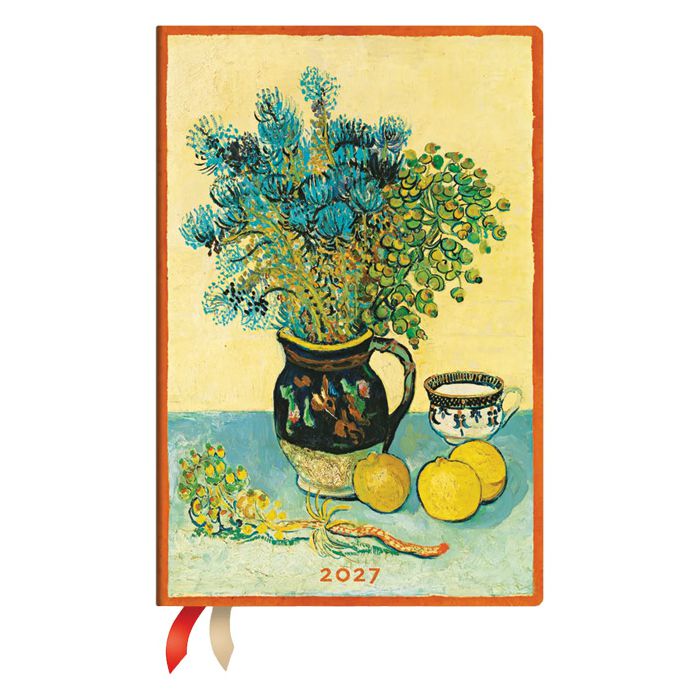 Planer dnevni 2027-9x14cm-mini s gumicom Van Goghs Still Life Paperblanks DE1892-7