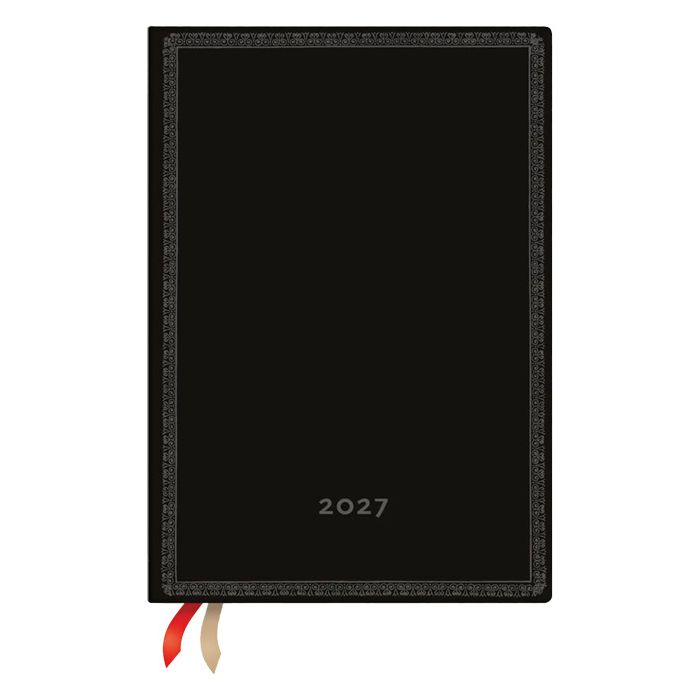 Planer tjedni 2027-12,5x17,5cm-midi horiz s gumicom Black Edition Flexi Paperblanks FE1998-6