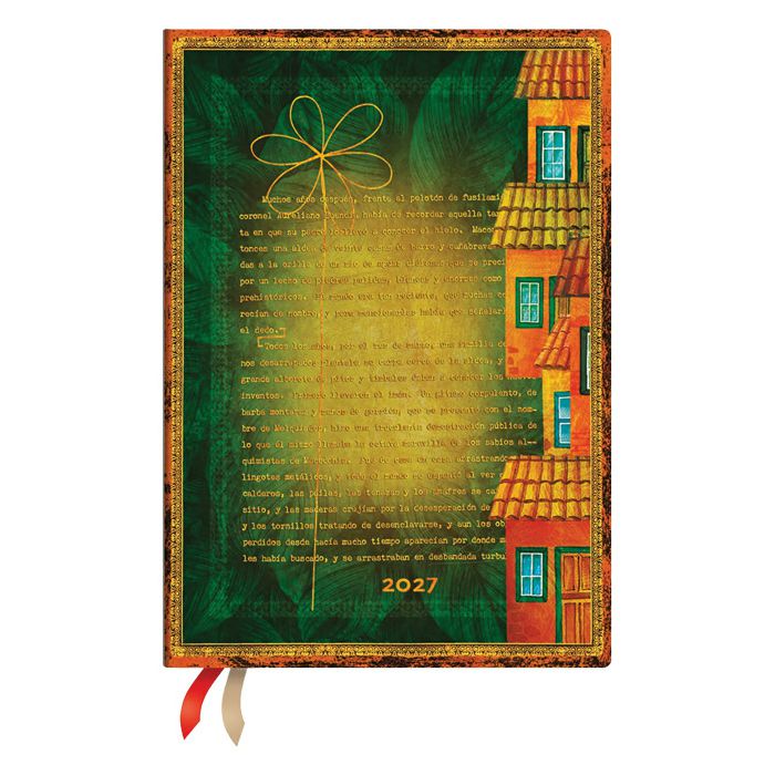 Planer tjedni 2027-12,5x17,5cm-midi horiz s gumicom Garcia Marquez Flexi Paperblanks FE2001-2