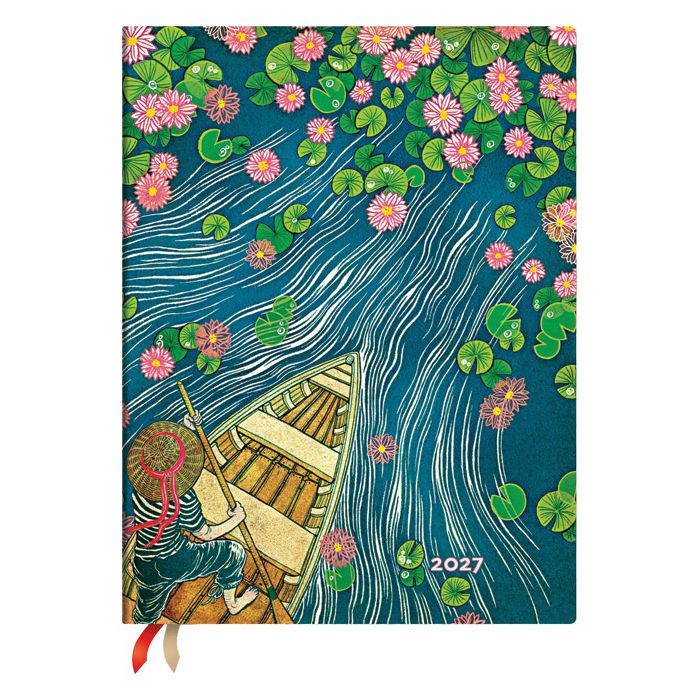 Planer tjedni 2027-17,5x22,5cm-ultra vertikalni s gum. Lotus Paperblanks Flexi FE2017-3