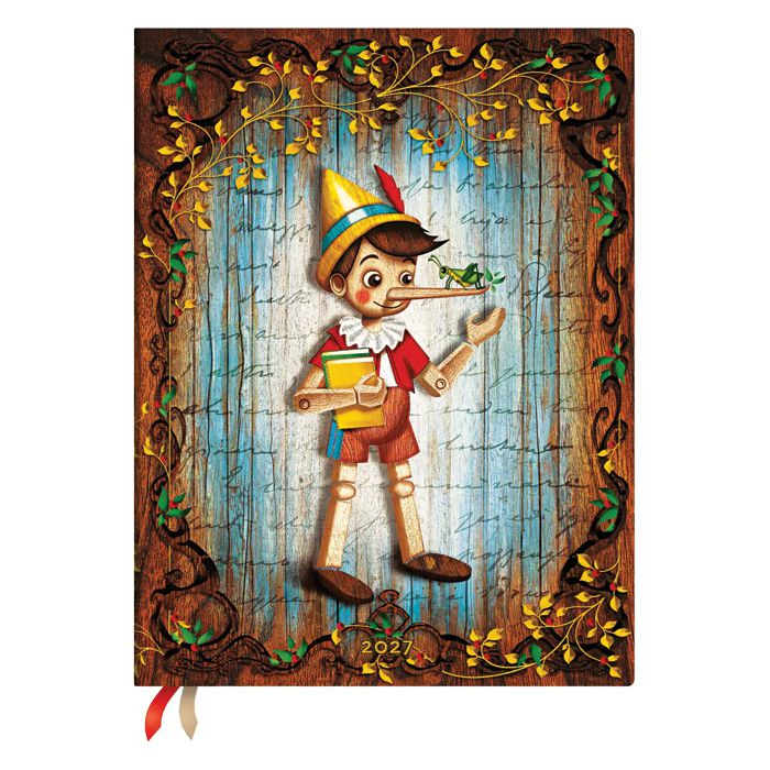 Planer dnevni 2027-17,5x22,5cm-ultra s gumicom Pinocchio Paperblanks Flexi FE2014-2
