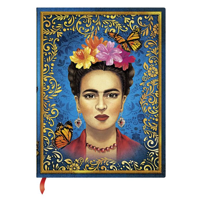 Notes 12,5x18 cm-midi crte 72L s gumicom VIva Frida Paperblanks PB1990-0