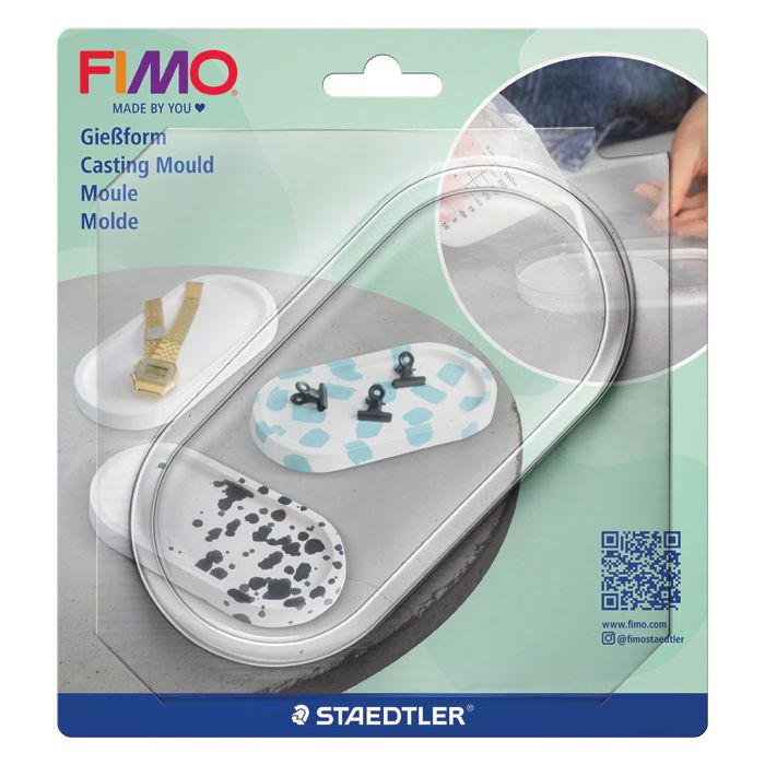 Kalup za modeliranje oval Fimo casting powder Staedtler 8742 55 blister