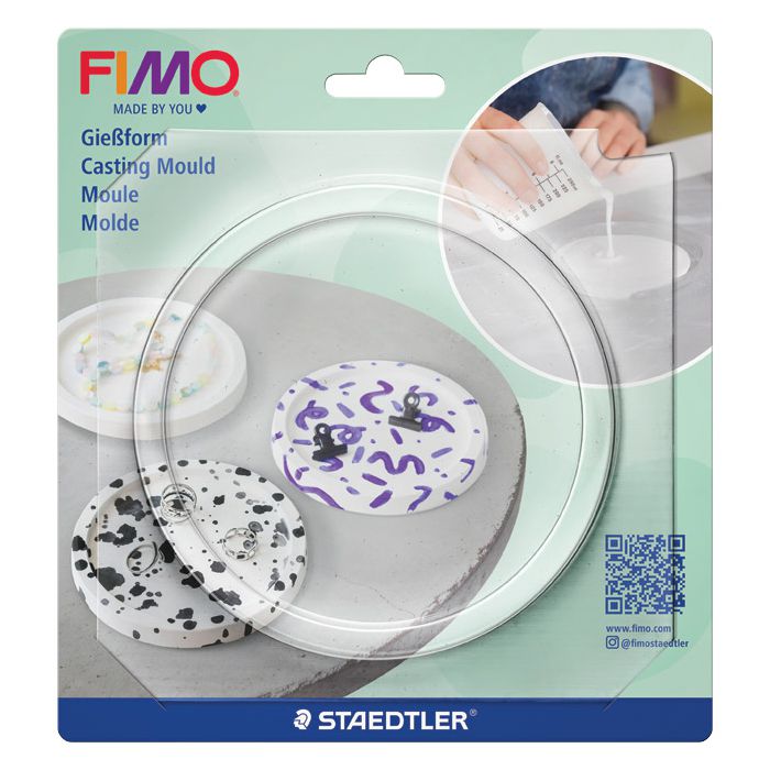 Kalup za modeliranje krug Fimo casting powder Staedtler 8742 56 blister