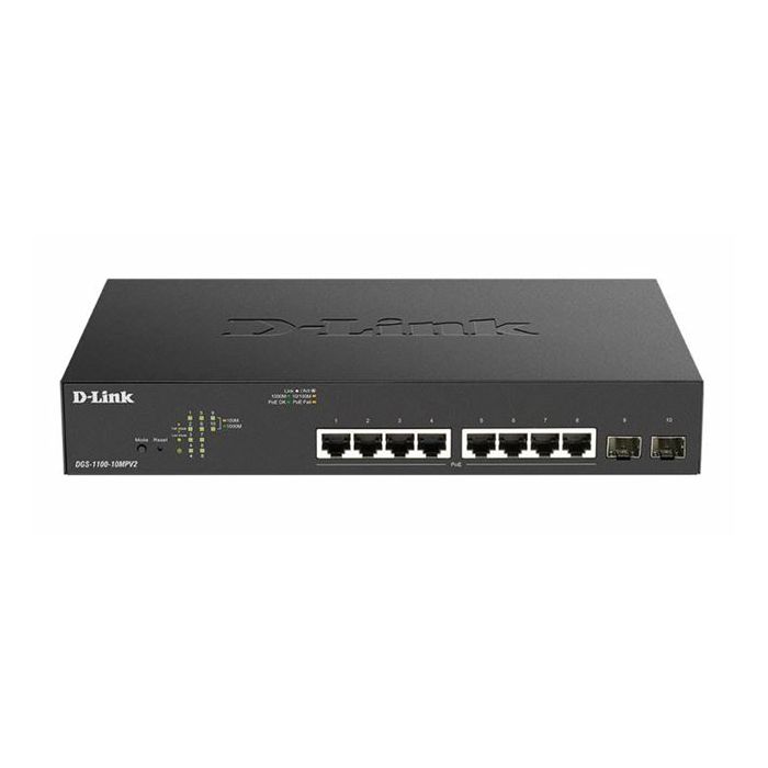 D-Link switch web smart PoE,DGS-1100-10MPV2