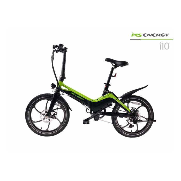 MS ENERGY eBike i10 Black_Green