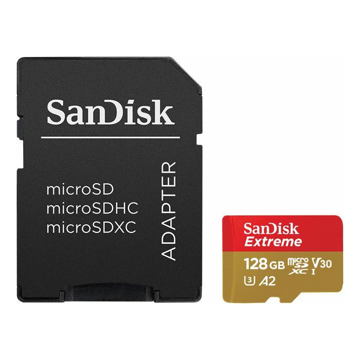Memorijska kartica SanDisk Extreme microSDXC, A1, V30, U3 128GB