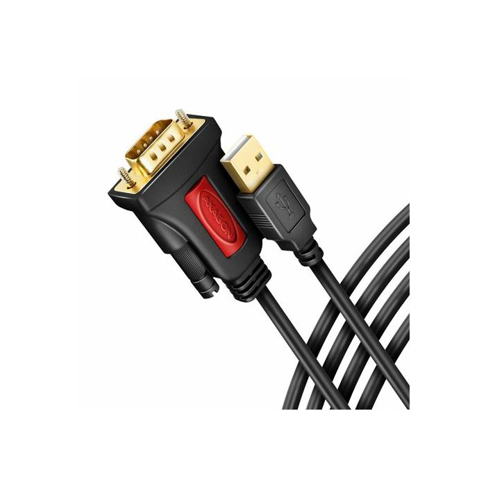 CC USB AM 2.0->DB9,Prolific, 1.5m, ADS-1PSN, Axagone