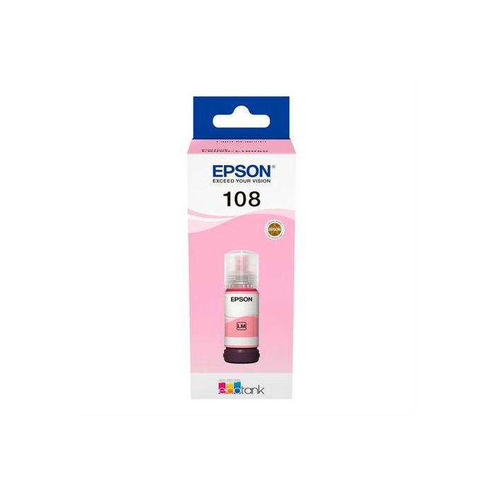 Tinta Epson EcoTank 108 Light Magenta