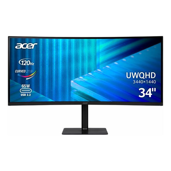 34"/Curved/VA/3440x1440/100Hz/HDMI/DP/USB-C/Audio/HAS/2Y