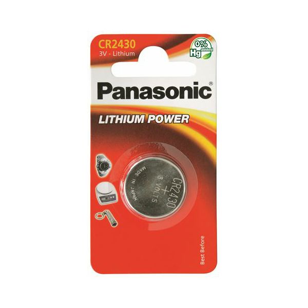 PANASONIC baterije CR-2430EL/1B Lithium Coin