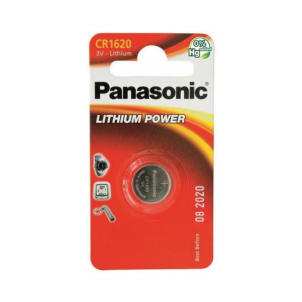 PANASONIC baterije CR-1620EL/1B Lithium Coin