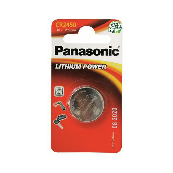 PANASONIC baterije CR-2450EL/1B, Lithium Coin
