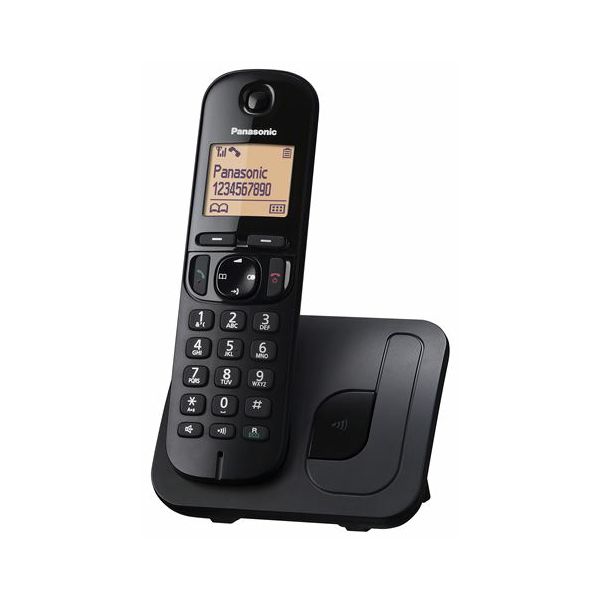 PANASONIC telefon bežični KX-TGC210FXB crni