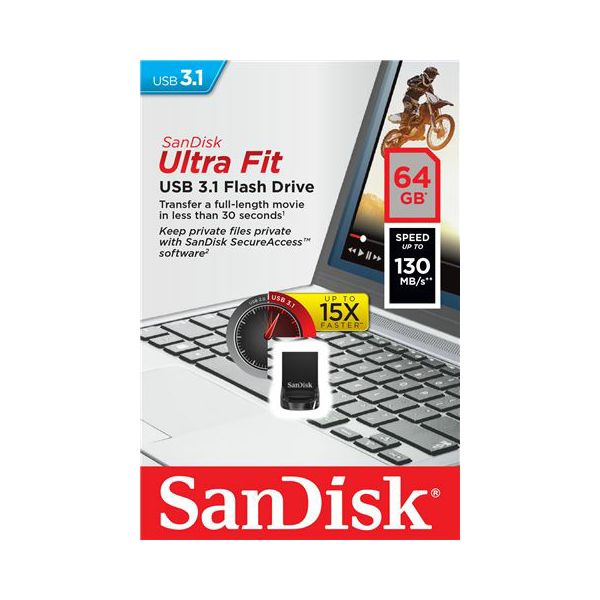 USB memorija Sandisk Ultra Fit USB 3.1 128GB