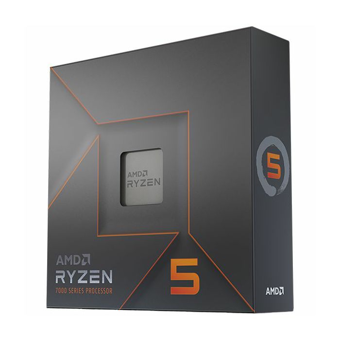 AMD CPU Desktop Ryzen 5 6C/12T 7600X (4.7/5.0GHz Boost,38MB,105W,AM5) box, with Radeon Graphics