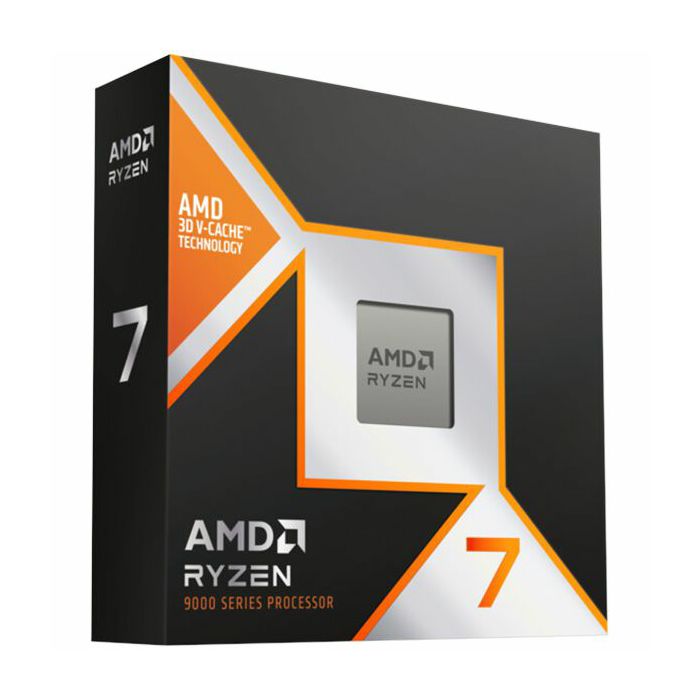 AMD CPU Desktop Ryzen 7 8/16T 9800X3D (5.2GHz,104MB,120W,AM5) box, with Radeon Graphics