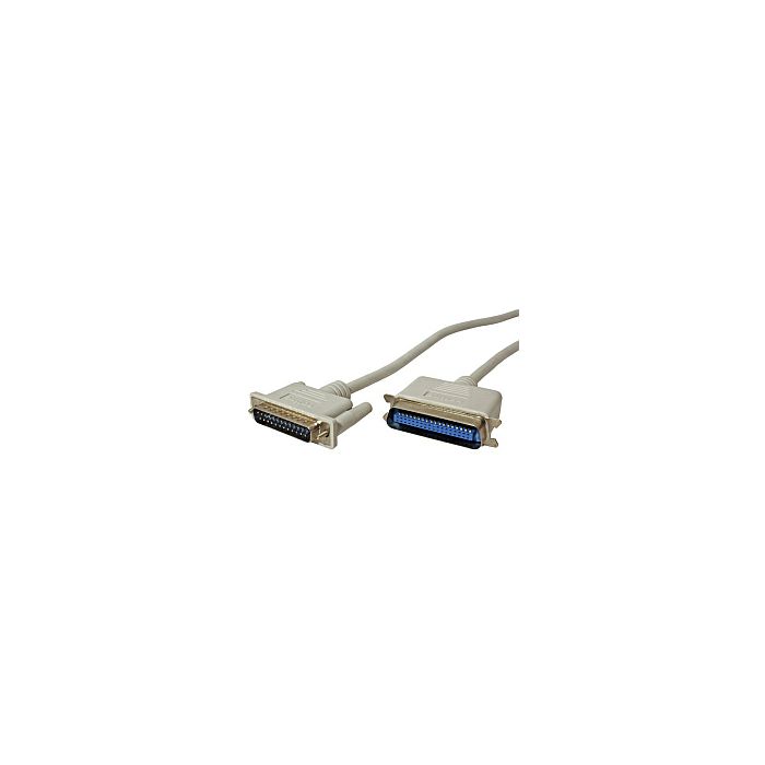 Roline paralelni printer kabel, DB25 M - C36 M 1.8m