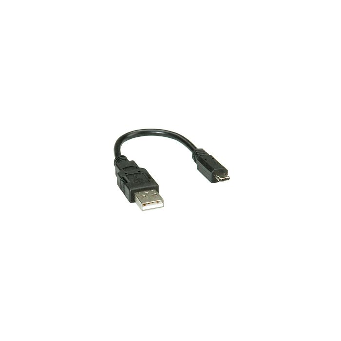Roline USB2.0 kabel TIP A(M) na Micro USB B(M), 0.15m