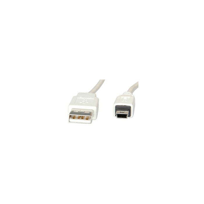 Roline VALUE USB2.0 kabel, TIP A na 5-pin Mini, 0.8m