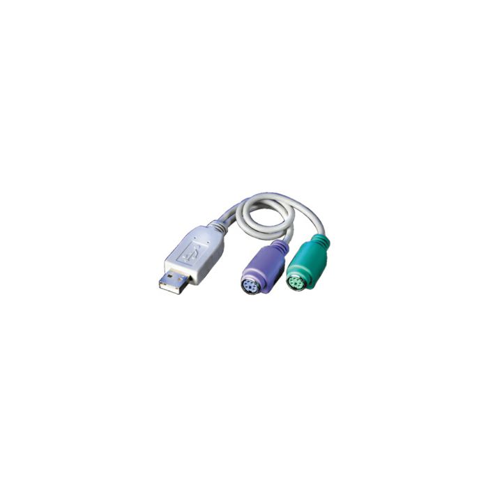 Roline VALUE adapter kabel USB(A/M) na 2×PS/2(F)