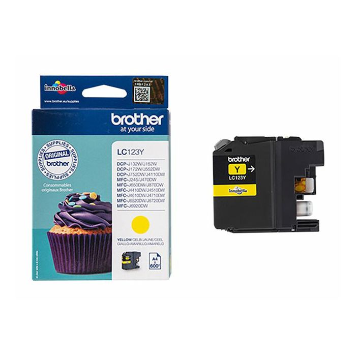 BROTHER LC-123 ink cartridge yellow