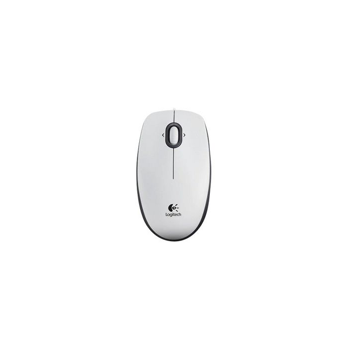 LOGI B100 Optical Mouse White USB OEM
