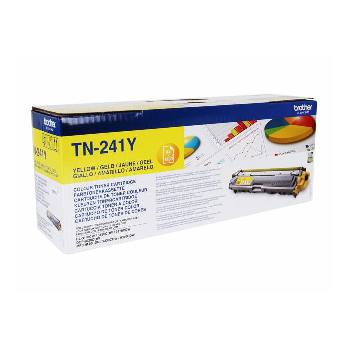 BROTHER TN241Y Toner yellow 1400 pages