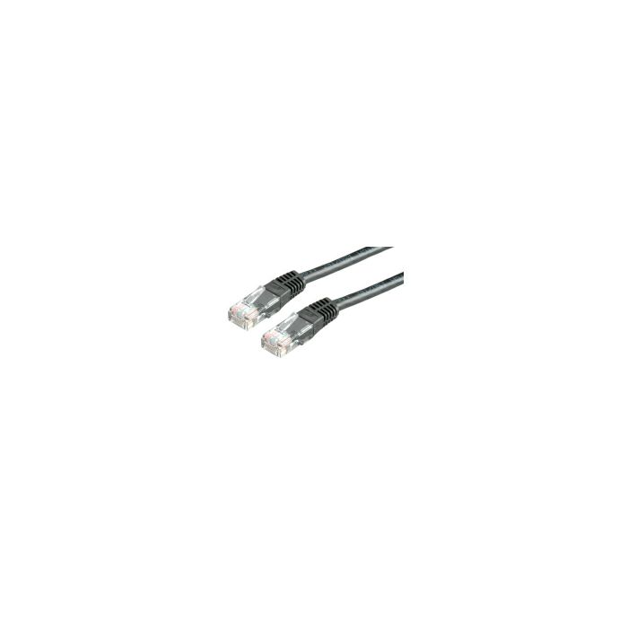 Roline UTP mrežni kabel Cat.5e, 0.5 m, crni