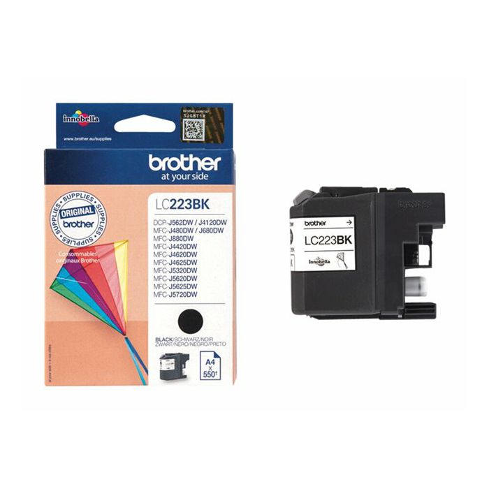 BROTHER LC223BK ink black 550pages