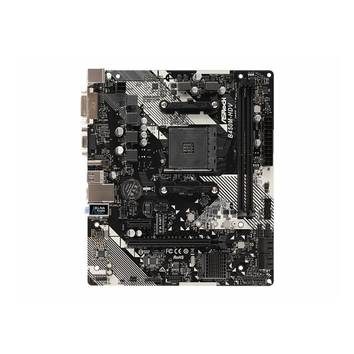 ASROCK B450M-HDV R4.0 AM4 Socket