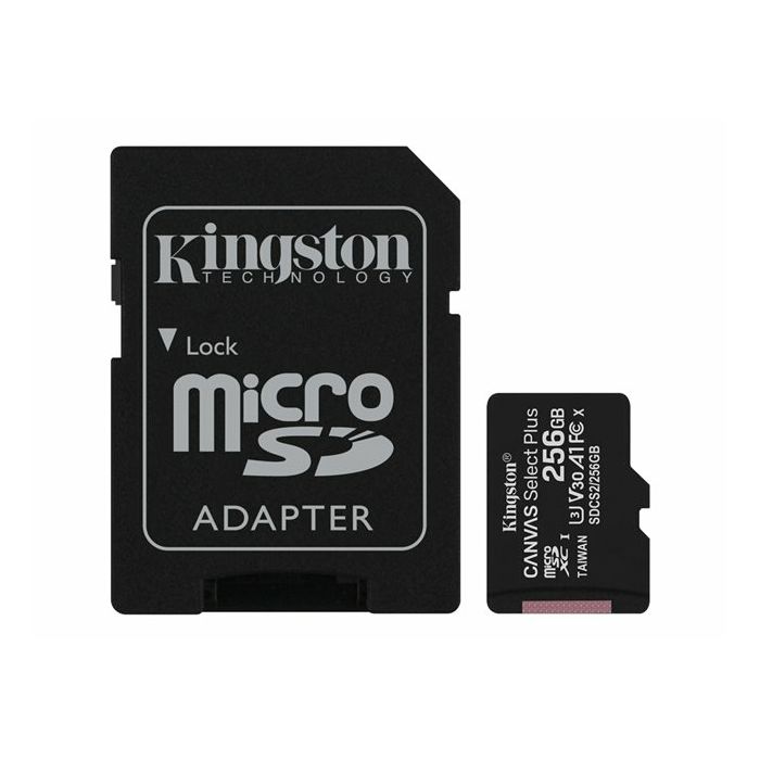 KINGSTON 256GB micSDXC Canvas Select Plu