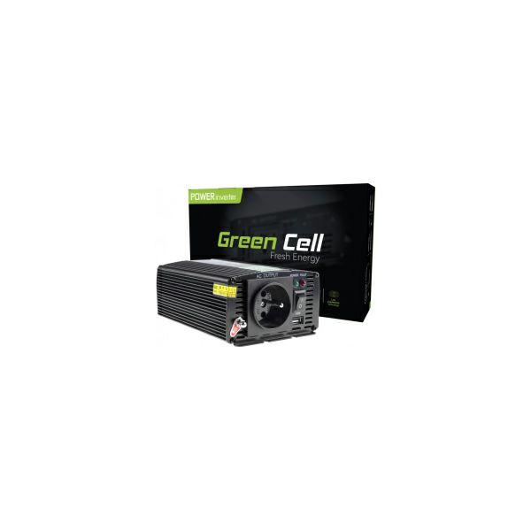 Green Cell strujni inverter 12V na 230V, 300W/600W (INV01DE)