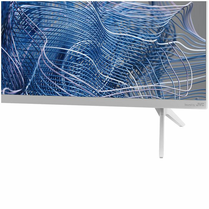 55, UHD, Android TV 11, White, 3840x2160, 60 Hz, Sound by JVC, 2x12W, 83 kWh/1000h , BT5.1, HDMI ports 4, 24 months