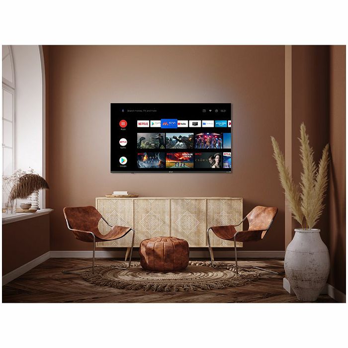 55, UHD, Android TV 11, White, 3840x2160, 60 Hz, Sound by JVC, 2x12W, 83 kWh/1000h , BT5.1, HDMI ports 4, 24 months
