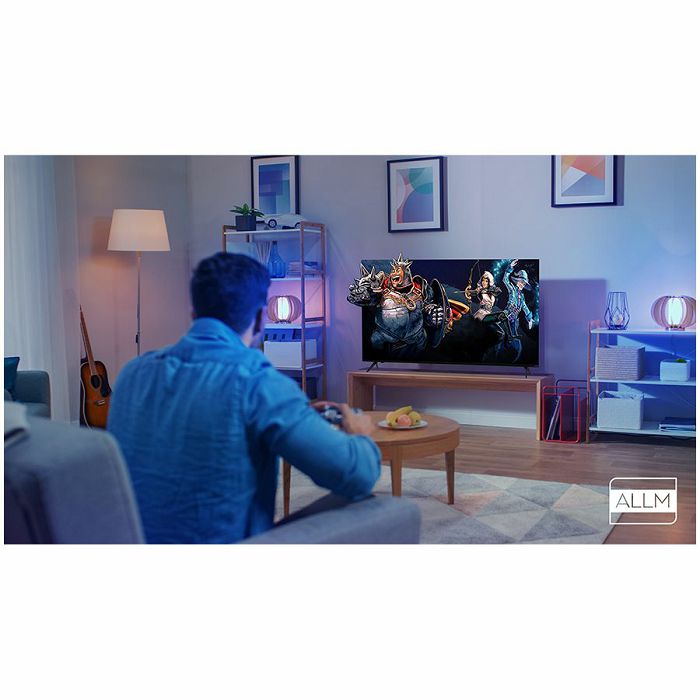 55, UHD, Android TV 11, White, 3840x2160, 60 Hz, Sound by JVC, 2x12W, 83 kWh/1000h , BT5.1, HDMI ports 4, 24 months