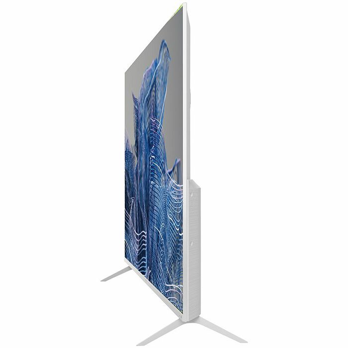 55, UHD, Android TV 11, White, 3840x2160, 60 Hz, Sound by JVC, 2x12W, 83 kWh/1000h , BT5.1, HDMI ports 4, 24 months