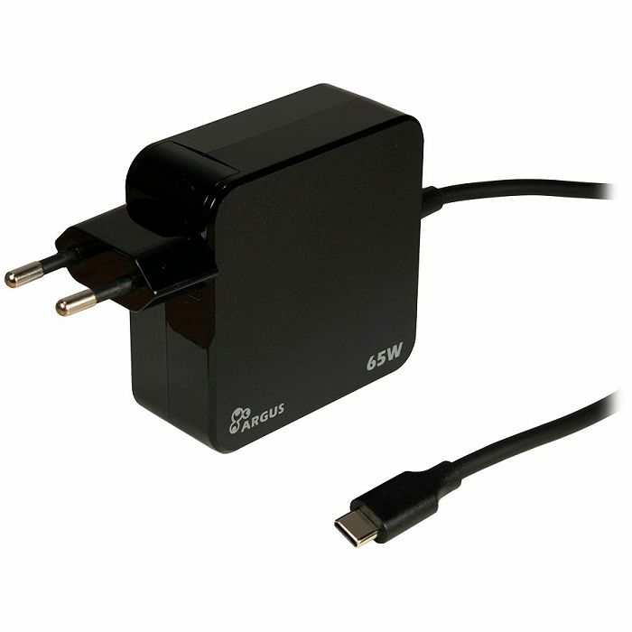 Inter-Tech Power Adapter, Type C, 65W (5V, 9V, 12V, 15V, 20V)