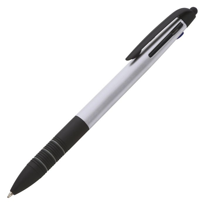 Olovka kemijska trobojna grip+touch pen Bogota bijela