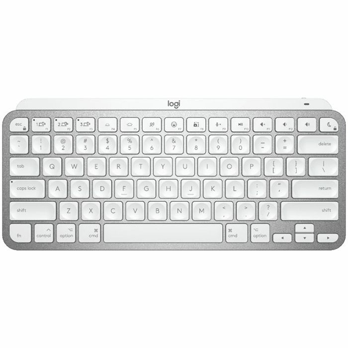 LOGITECH MX Keys Mini For Mac Minimalist Wireless Illuminated Keyboard - PALE GREY - US INTL - BT - EMEA